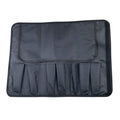 Chef knife roll bag, portable canvas box, can hold up to kitchen knives, Chinese and Western dish knife storage bag, knife chef tool storage bag, Oxford cloth（black）
