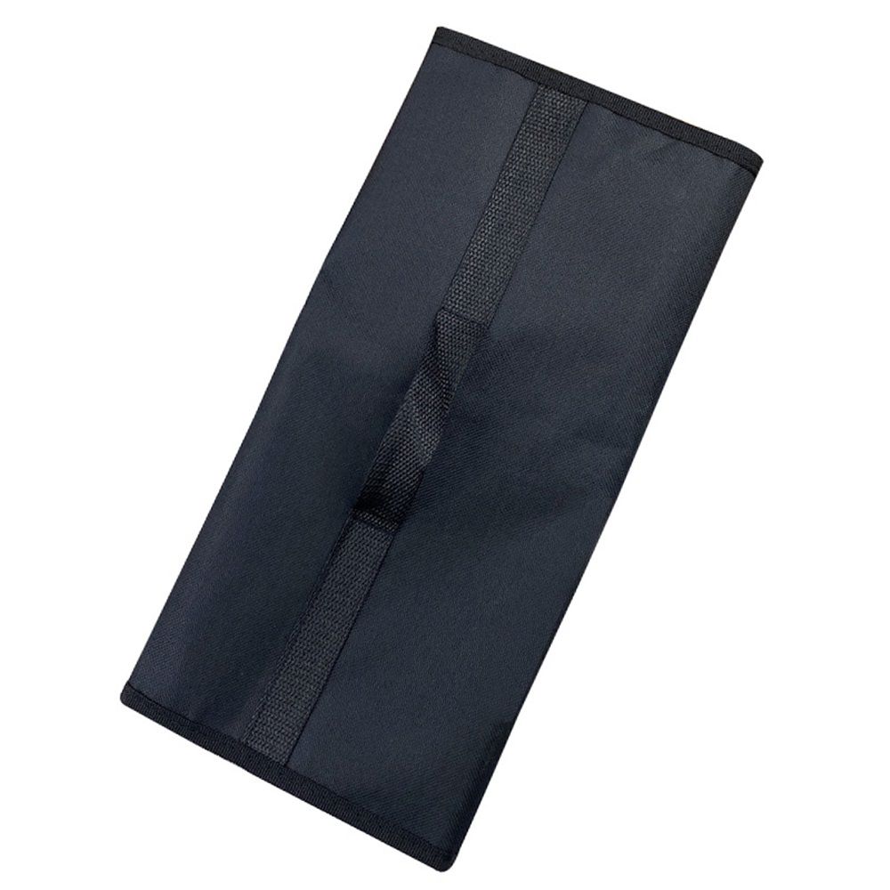 Chef knife roll bag, portable canvas box, can hold up to kitchen knives, Chinese and Western dish knife storage bag, knife chef tool storage bag, Oxford cloth（black）