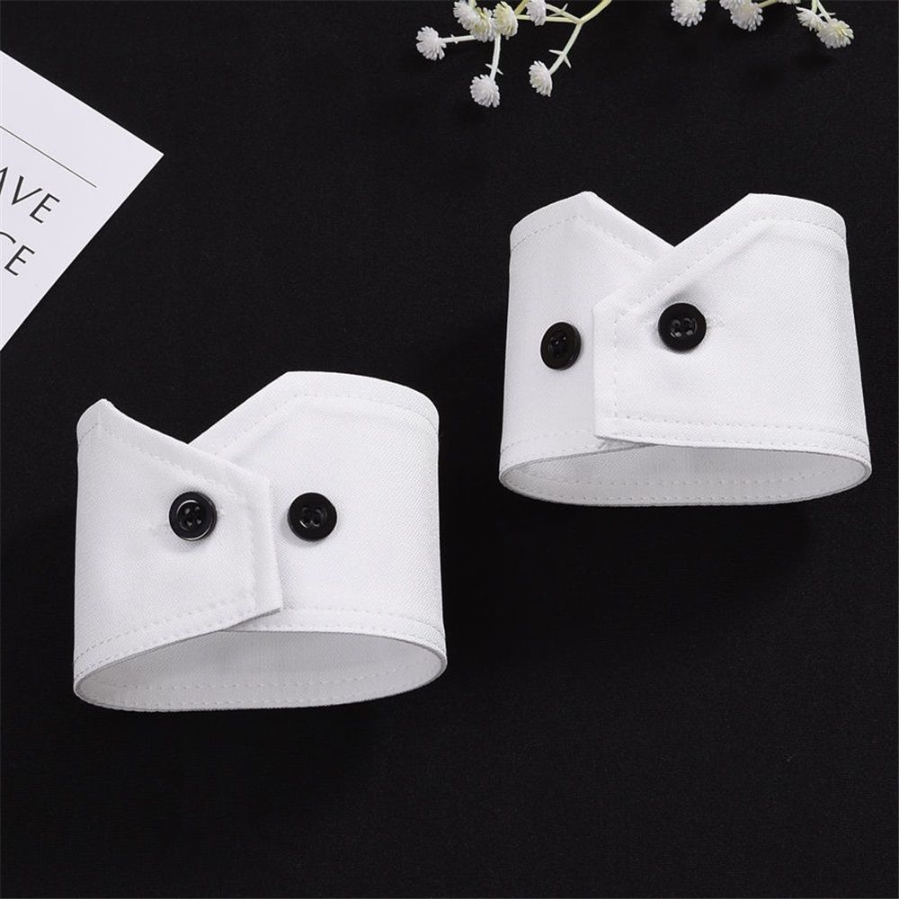 Detachable  Collar Lapel Choker and Wrist Cuffs, False Sleeves Shirt sleeves with a simple and fashionable temperament