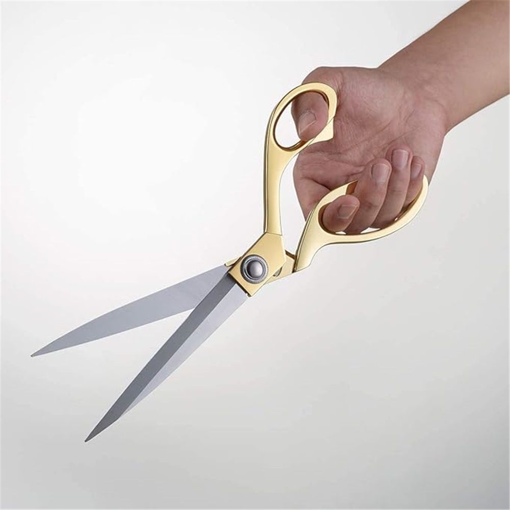 Tailor Scissors, Heavy duty Sewing Scissors Stainless Steel Fabric Scissors Leather Comfortable Gripping Scissors Professional Ultra Sharp Fabric Tailor Scissors 8.5 inches