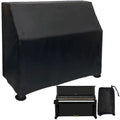 Upright Piano Cover-Black Piano Cover-Pet Paw Protector-Waterproof, Dustproof, Sunproof-Reusable Washable Piano Full Cover（420D：153*60*110cm black）