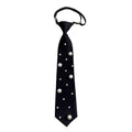Black pre tied tie paired with adjustable unified tie, elegant tie suitable for parties, dances, and banquet dates（black）