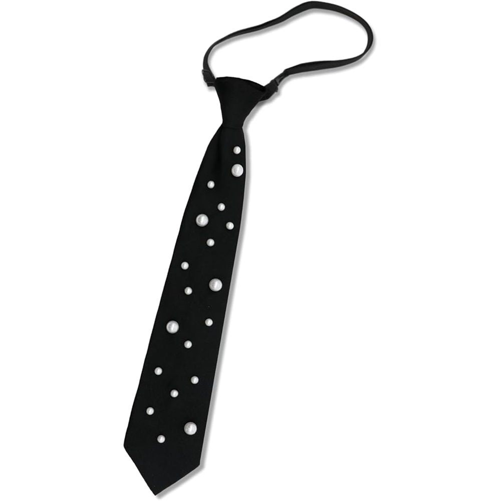 Black pre tied tie paired with adjustable unified tie, elegant tie suitable for parties, dances, and banquet dates（black）