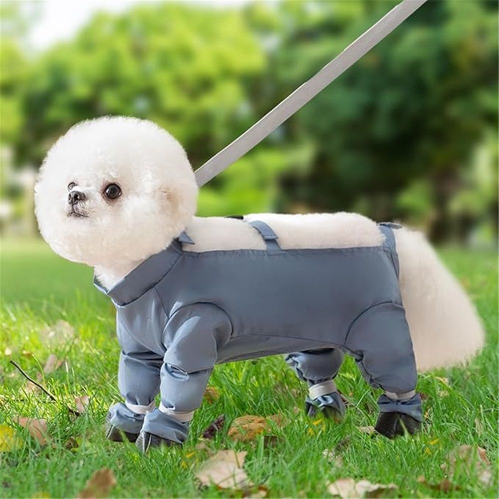 Dog Boots Leggings Water Proof Dog Pants, Adjustable Rainproof Anti Slip Paws Protector Shoes for Small Dogs Outdoor Walking Running Hiking (L)