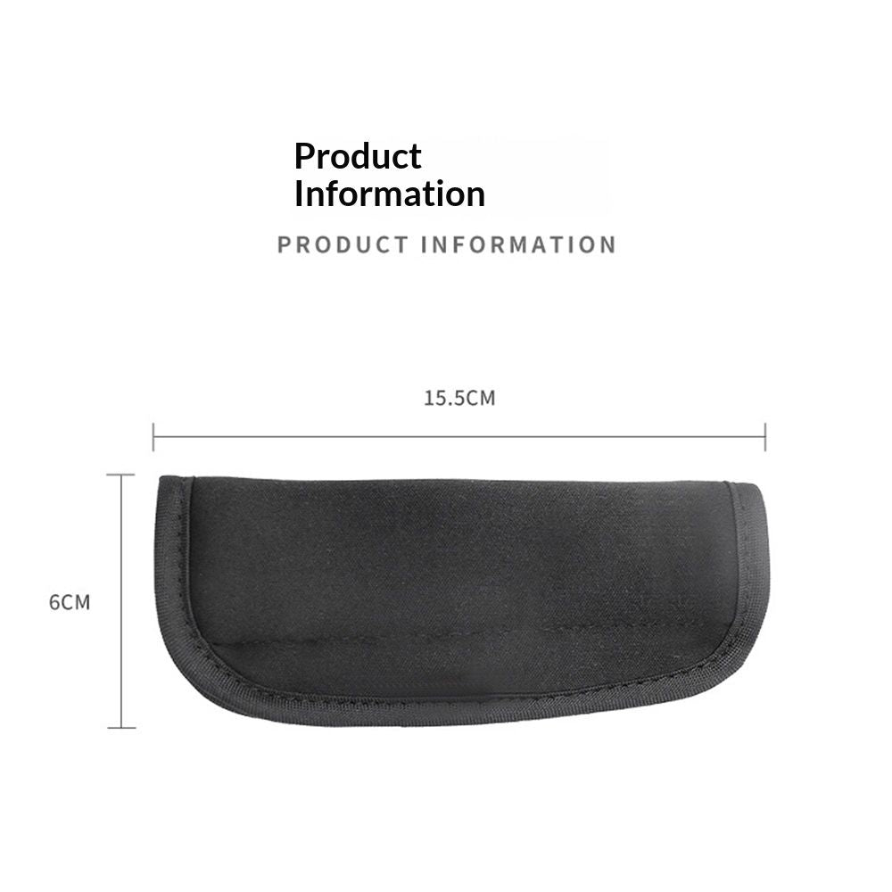 two sets 3 Pieces Shoulder Crotch Pad Compatible with Car Seat Stroller High Chair, Harness & Strap Comfort Cushion （black）