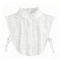 2 pieces of women's fake collars, new style, pure cotton jacquard, fungus edge decoration shirt collar, autumn and winter new style, professional fake collar