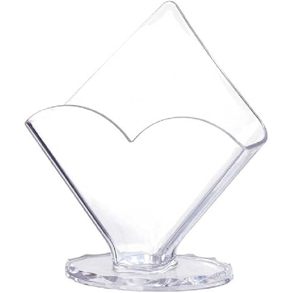 Cocktail napkin holder 2-piece set, acrylic transparent coffee filter holder, modern design, used for dining table and kitchen decoration（Square towel paper box）