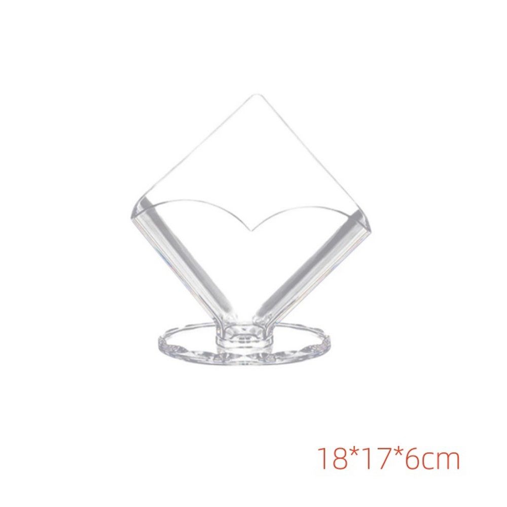 Cocktail napkin holder 2-piece set, acrylic transparent coffee filter holder, modern design, used for dining table and kitchen decoration（Square towel paper box）