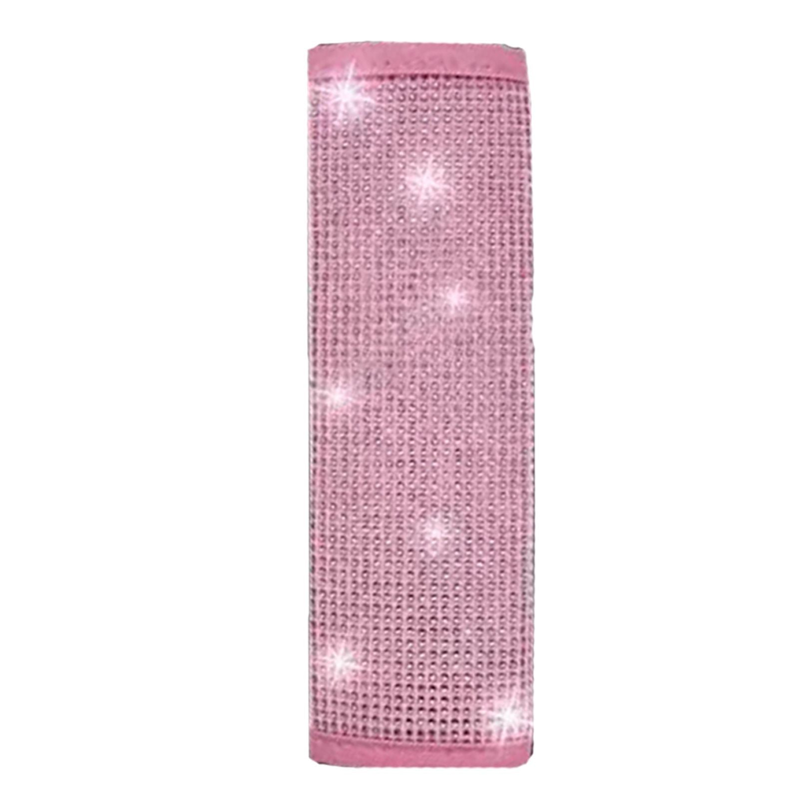 4 pieces of car seat belt covers - women's seat belt shoulder pads, car seat belt shoulder protection glitter powder