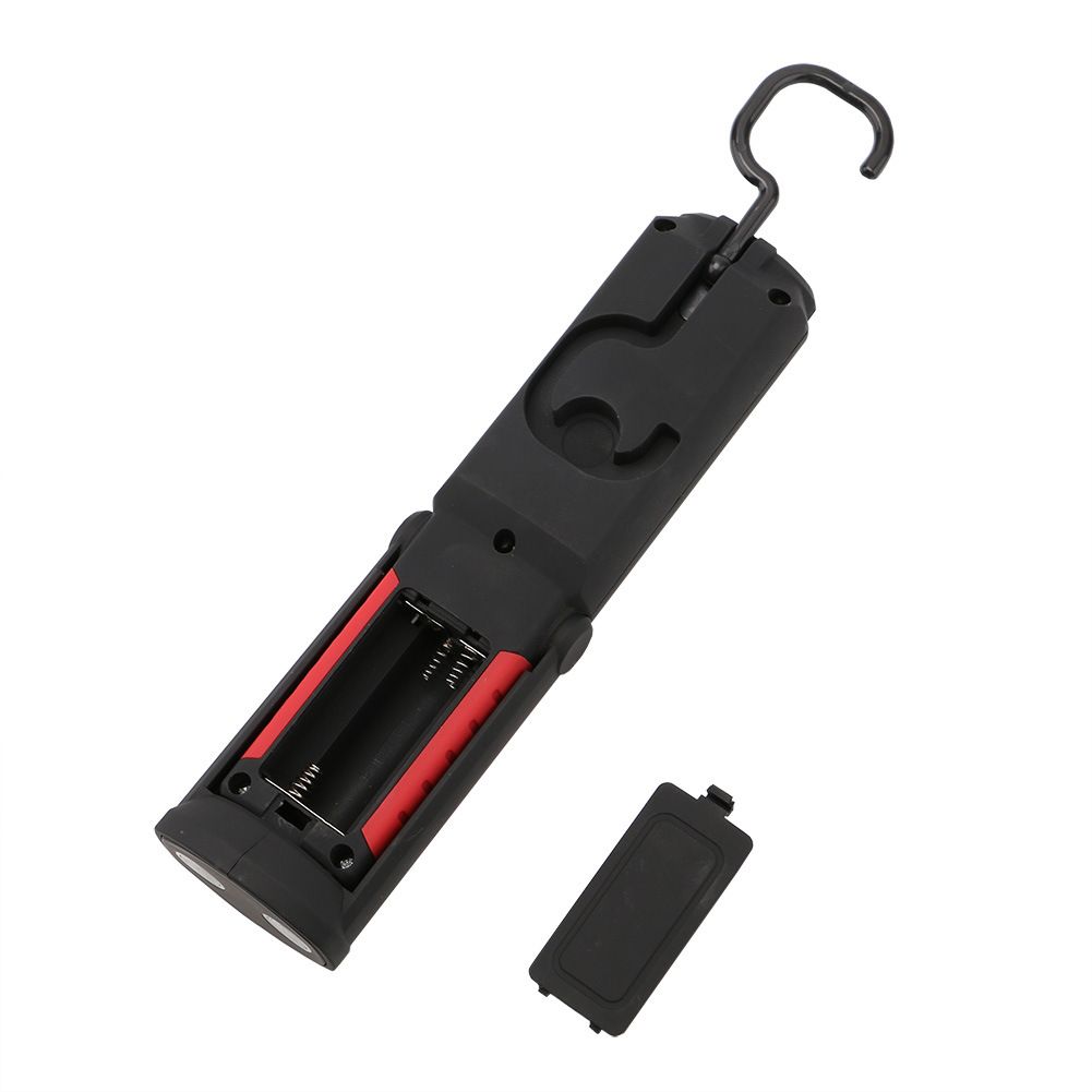 Portable LED Work Light, Pivot Flashlight, Super Bright Mechanic Car Emergency Flash Light, Battery Operated（Battery not included）