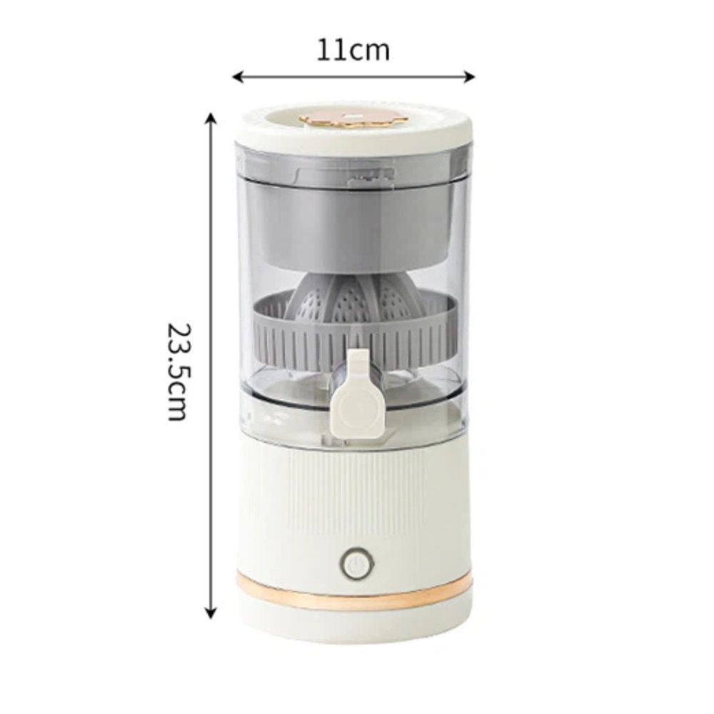 One-Touch Travel Juice Maker - USB Rechargeable Cordless Citrus Juicer for Home, Office, Camping & Travel（Only juicer）