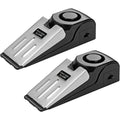 Pack of 3 Door Stop Alarm, with 120DB Siren Door Stop for Traveling, Apartment, Hotel and Home (Black)