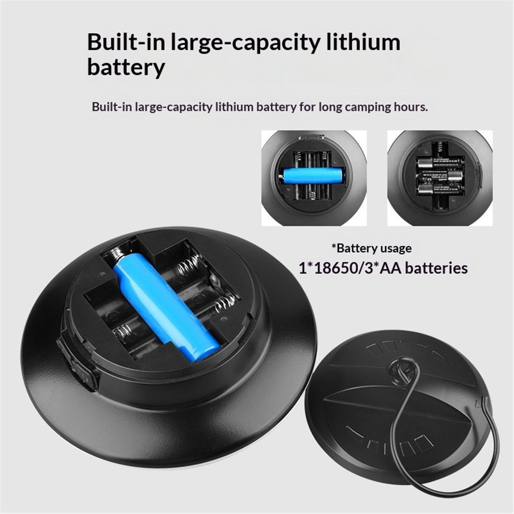 Camping up Tent Light for Hanging, LED Portable Overhead Lantern for Booths, Waterproof Outdoor Camp Lamp with Power for Glamping (Battery not included)