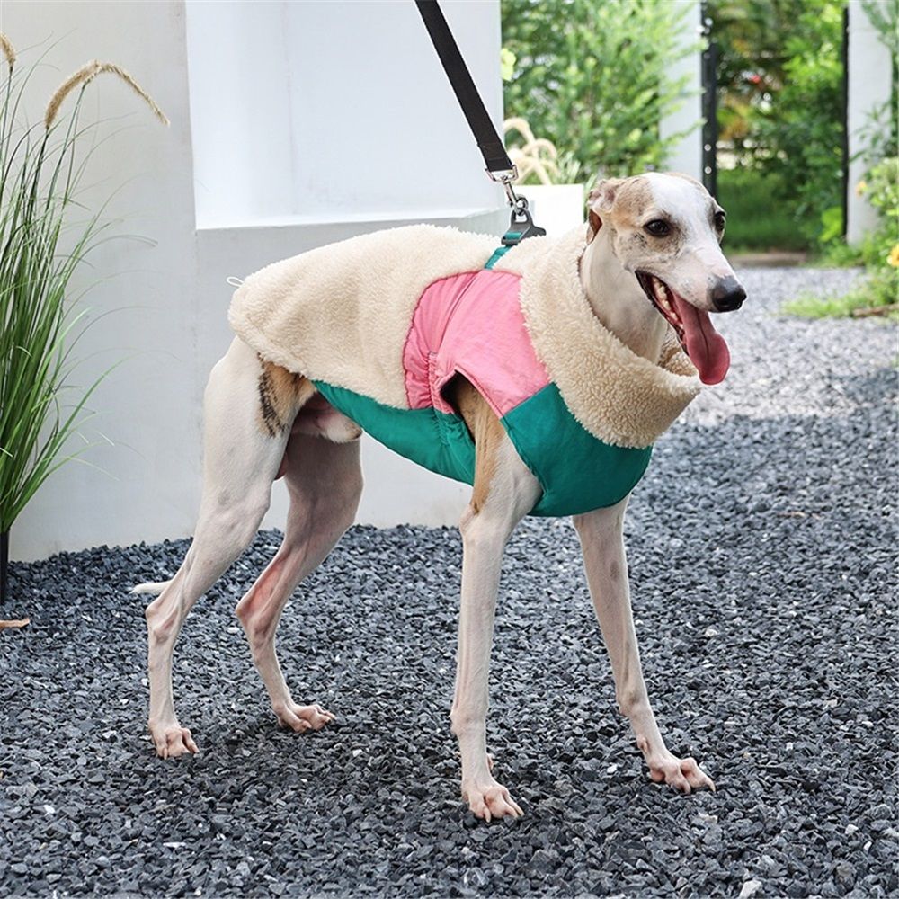 Dog Cold Weather Coats for Small Medium Large Gogs Outdoor Indoor Activities-Warm Pet Winter Clothes Jackets - Windproof Warm Colors Style Dog Vest (Beige, S)