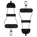 Luggage Straps - 2 Pc Luggage Bungee Strap - Lightweight and Durable Elastic Strap for Extra Luggage Adjustable Belt Travel Accessories - Black