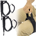 2 pairs Thigh Lifter Strap (4 Pack) - Pull Up Assistance Band - Medical Equipment Padded Wrist Tool For Leg Movement - Transfer Device For Limited Mobility, Knee Recovery