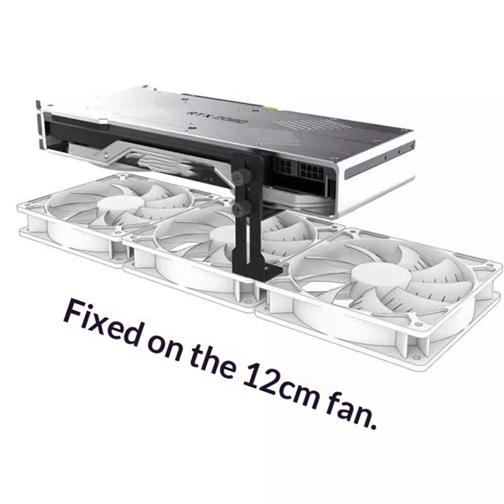 2Pcs Support Bracket, Adjustable Bracket Graphics Card Support, Bracket Fan Mounting Adjustable Graphics Card Sag Bracket Video Card Stand Holder