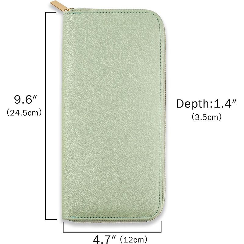 Travel Jewelry Organizer Case - for Tangle-Free Necklaces, Earrings, Rings, Bracelets Storage, Travel Essentials, Fashion Portable Jewelry Travel bags for Women - green