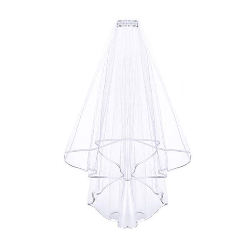 2 pack Wedding Veil,Bridal Veil,Veils for Women Wedding, White Bridal Veils with Comb,Tulle Veils for Brides