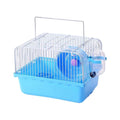 Small Hamster Cage, Hamster Travel Carrier, Travel Cage, Portable, Hand-held, Breathable, Easy to Clean Carry, for Short Trip, Visit to The Pet Clinic, for Small Size Hamsters, blue