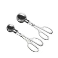 2 pack Meat Maker Tools Dough Meatball Scoop Non Stick Stainless Steel for Rice Meat Cookie Making（1 big and 1 small）