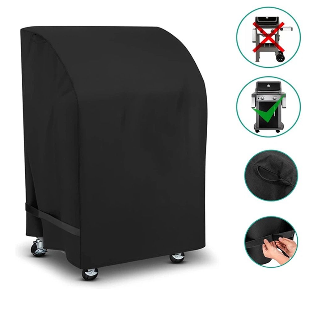 Burner Gas Grill Cover 32 inch, Heavy Duty Waterproof Small BBQ Grilling Cover, for More Grills with Collapsed Side Tables, All Weather Protection