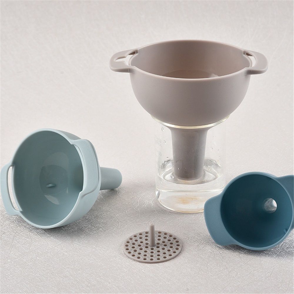 Kitchen Funnels for Filling Bottles,Funnels Set of 4,Oil Funnel,Tough and not Easily Deformed,Suitable for All Kinds of Solid Food and Liquid