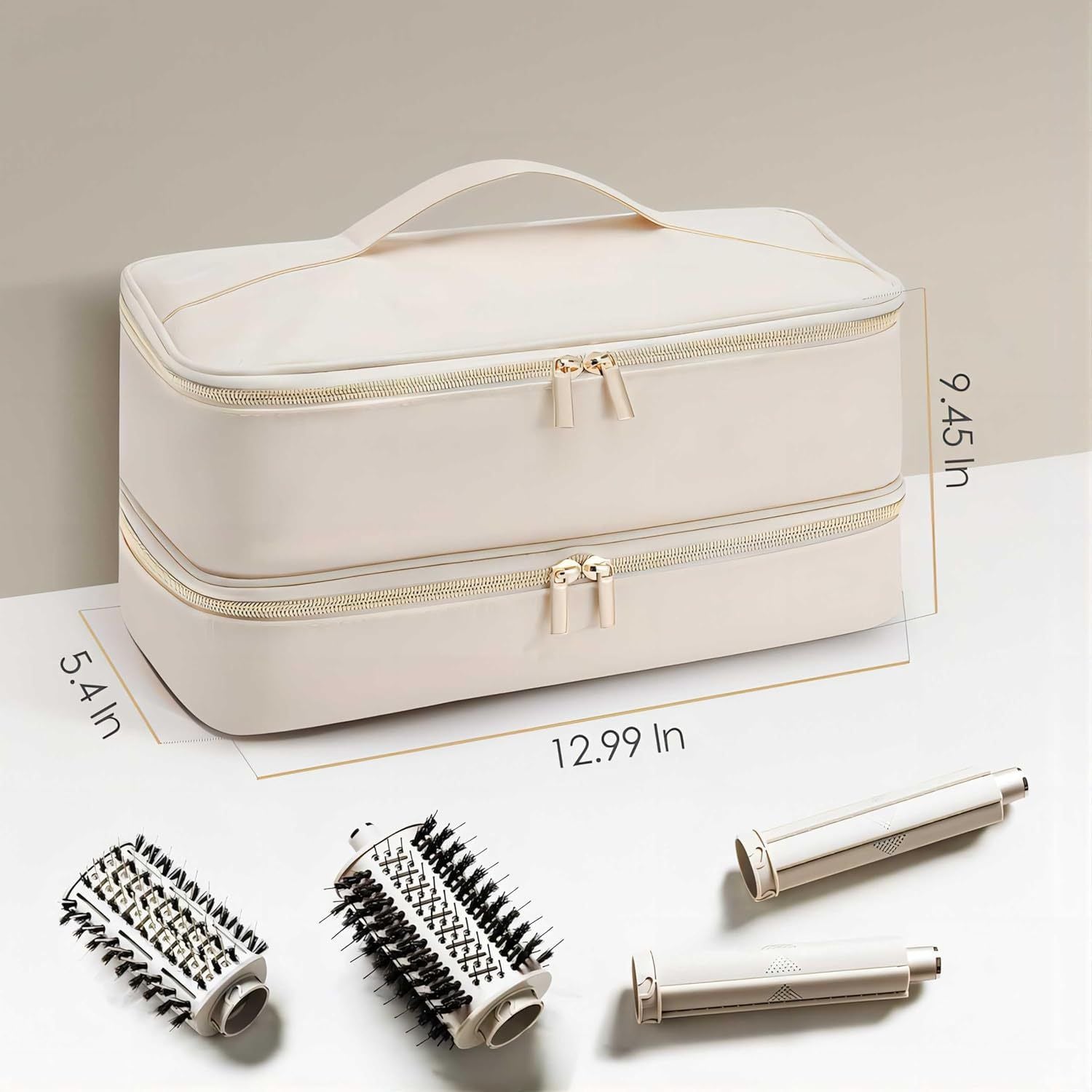 Carrying Case for Supersonic Hair Dryer Double-Layer Travel Storage Bag Also for Hair Dryer Brush Hair Accessories Tools（only bag）