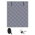 Window Insulation for Winter 30”×56” Windows Insulation Kit Thermal Insulated Window Cover with Velcro* 1+Push Pin * 20pcs, Insulated Curtain for Winter Windows Blankets in Bedroom Attic - Gray