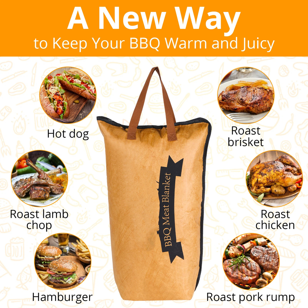 21in BBQ Blanket for Resting Meat - Smoking Meat Insulated Bag for Brisket/Beef/Pork Shoulder/Turkey - Valentines Day Gifts Birthday Anniversary Smoker Accessories Gift for Men
