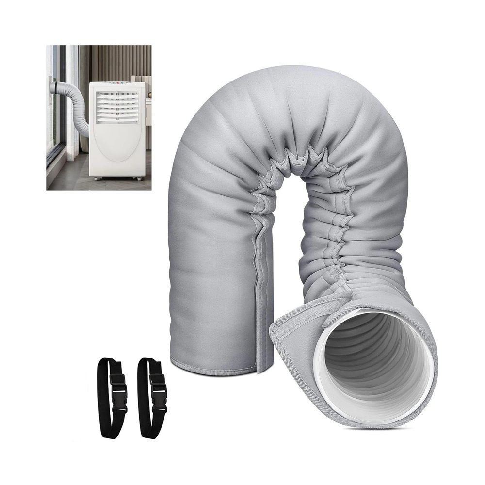 Air Conditioner Hose Cover Wrap - AC Hose Duct Vent Cover Sleeve Insulated Cover for Portable AC for 5" & 5.9" Diameter Exhaust Hoses Tube