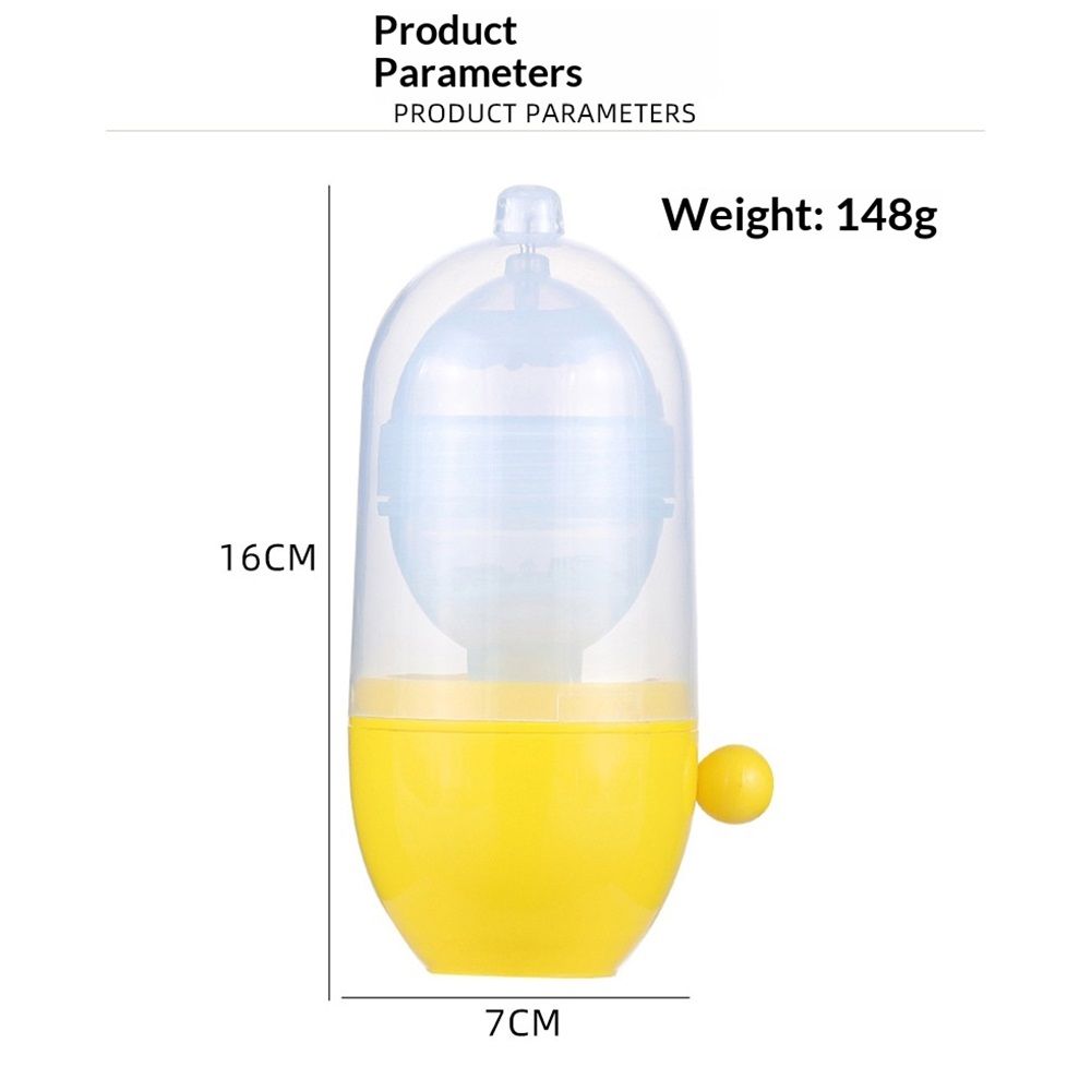 Egg Scrambler Shaker, Egg Spinner for Boiled Golden Eggs, Hand Crank Manual Egg Yolk White Mixer with Pulling Rope，Whisk Hand Powered Golden Egg Mak