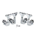 4 pack（2 left+2 right）Full Sealed Machine Heads Tuners Tuning Pegs Keys with Y-Style Button for Electric Bass