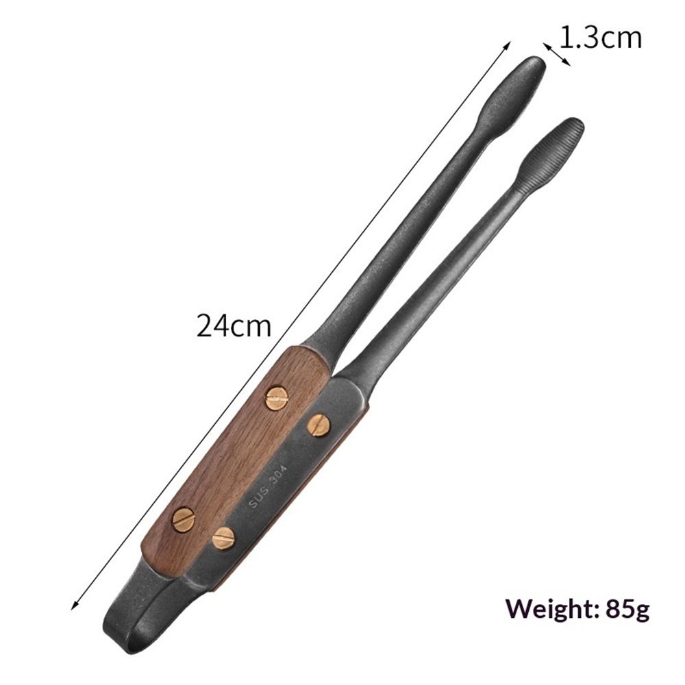 2 pack Kitchen Tongs Tweezers for Cooking - Reptile Feeding Tongs for Gecko, Bearded Dragon, Snake - Long Forceps for Aquarium Plant(black)