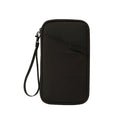 Family Passport Holder,Upgraded Material Travel Passport Wallet ,Travel Document Organizer Case for Passport,Card and Money（black）