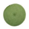 Textured Placemats 15 Inches Round, Set of 6 – Modern Traycloth Table Mats for Home, Dining Room Décor, Banquets, Indoor & Outdoor and Special Events