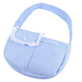 Small Dog Carrier Sling Dog Sling Carrier for Small Dogs Puppies Cats, Big Pouch Safety Leash Pet Sling Carrier for Walking Outdoor Travel (blue, S)