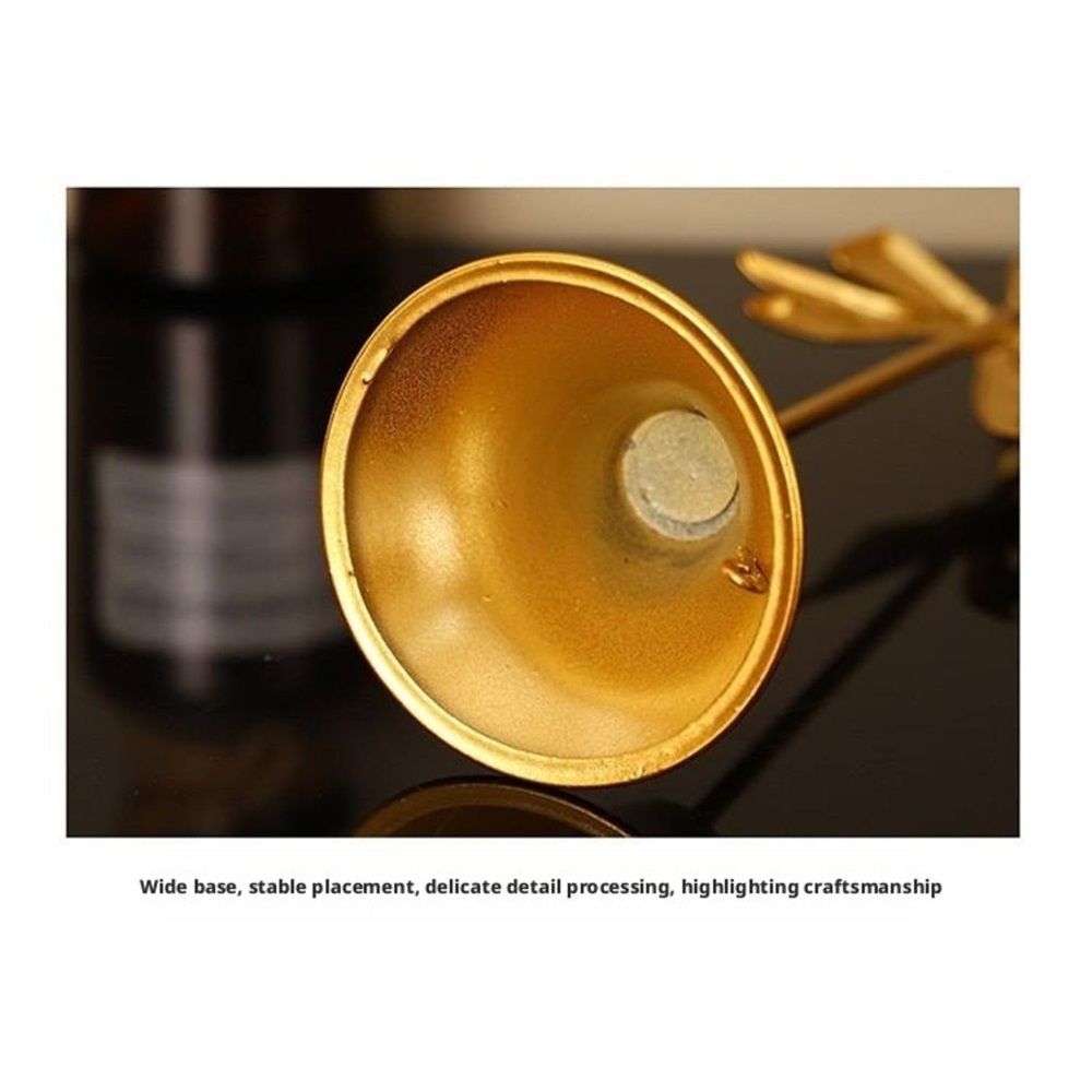 3 Pcs Gold Bow Taper Candle Holder Vintage Candle Stick Holders Antique Brass Decorative Candlestick for Wedding Christmas Home Table Decor