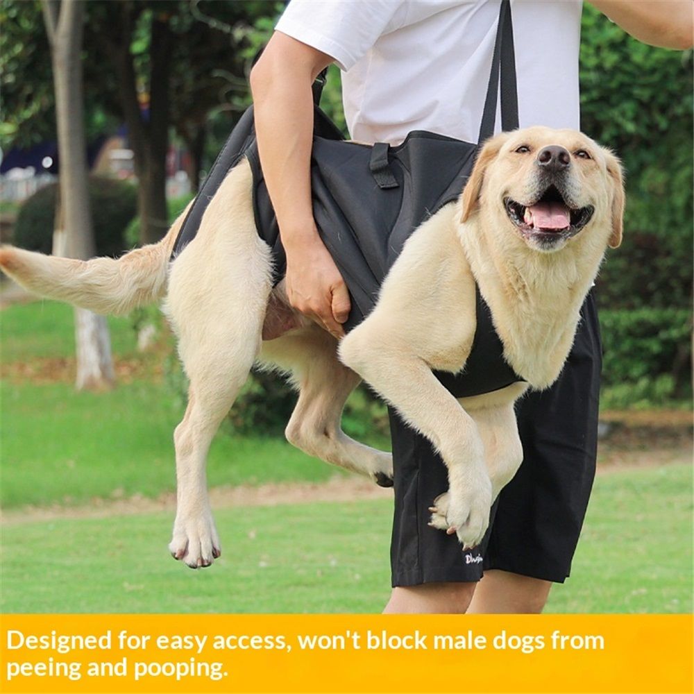 Full Body Lift Harness for Dogs,Canine Support Rehabilitation Dog Carrier Slings with Handles,Adjustable Lifting Straps Full Body Dog Lifting Harness (L)
