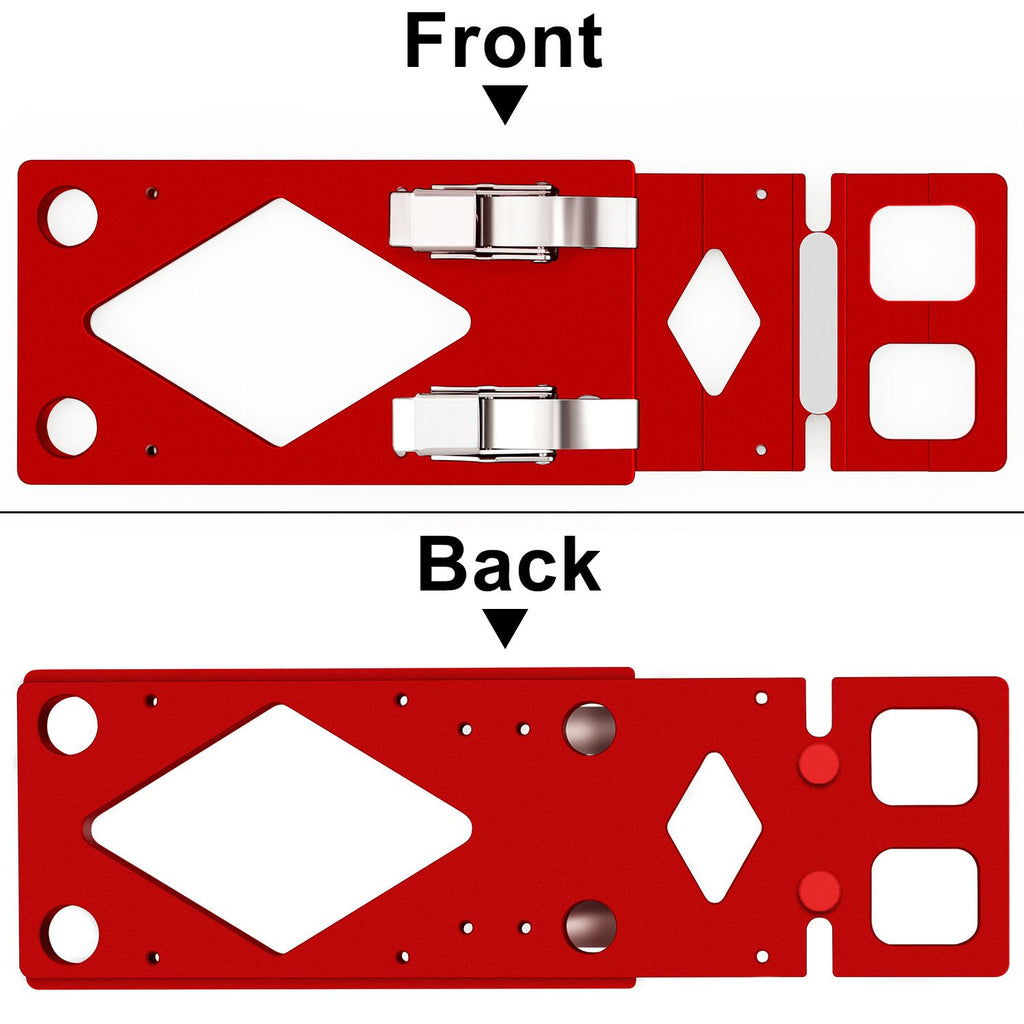 Track Saw Square Guide for Guide Rail, 90 Degree Right Angle Guide with Edge Support,Compact Circular Saw Accessory for Parallel Guide System