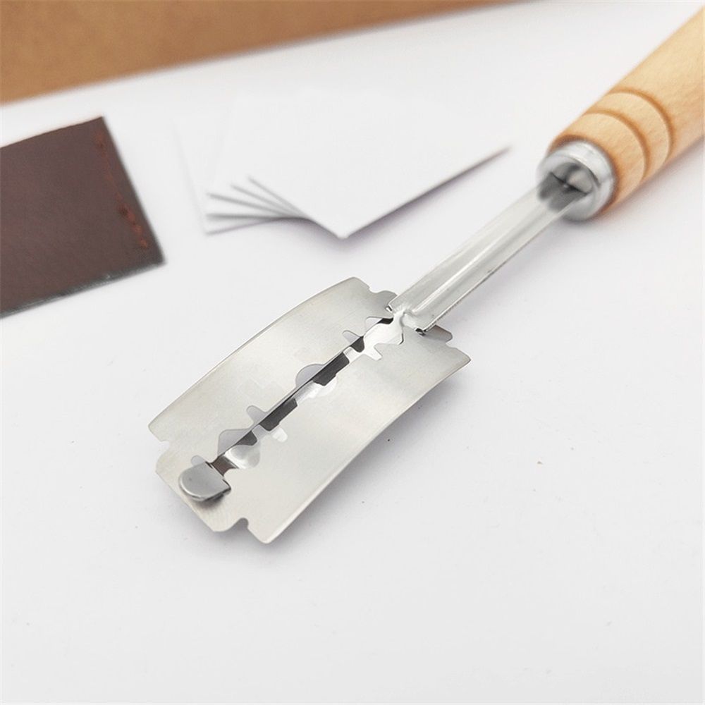 2 set Bread Lame Sourdough Scoring Tool - Dough Scorer Cutter Knife with 5*2 Stainless Steel Razor Blades, Finger Sleeves, Essential Baking Supplies for French Baguttes & Homemade Bread