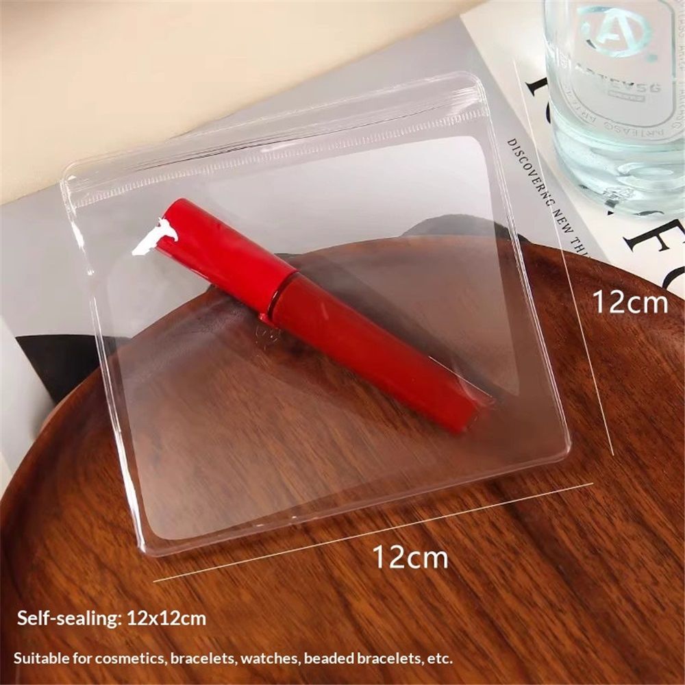 100 pack PVC Anti Tarnish Jewelry Bags,Jewelry Bags Clear Plastic. Jewelry Pouch for Jewelry Rings and Earrings (4.72 * 4.72in)（only bags）