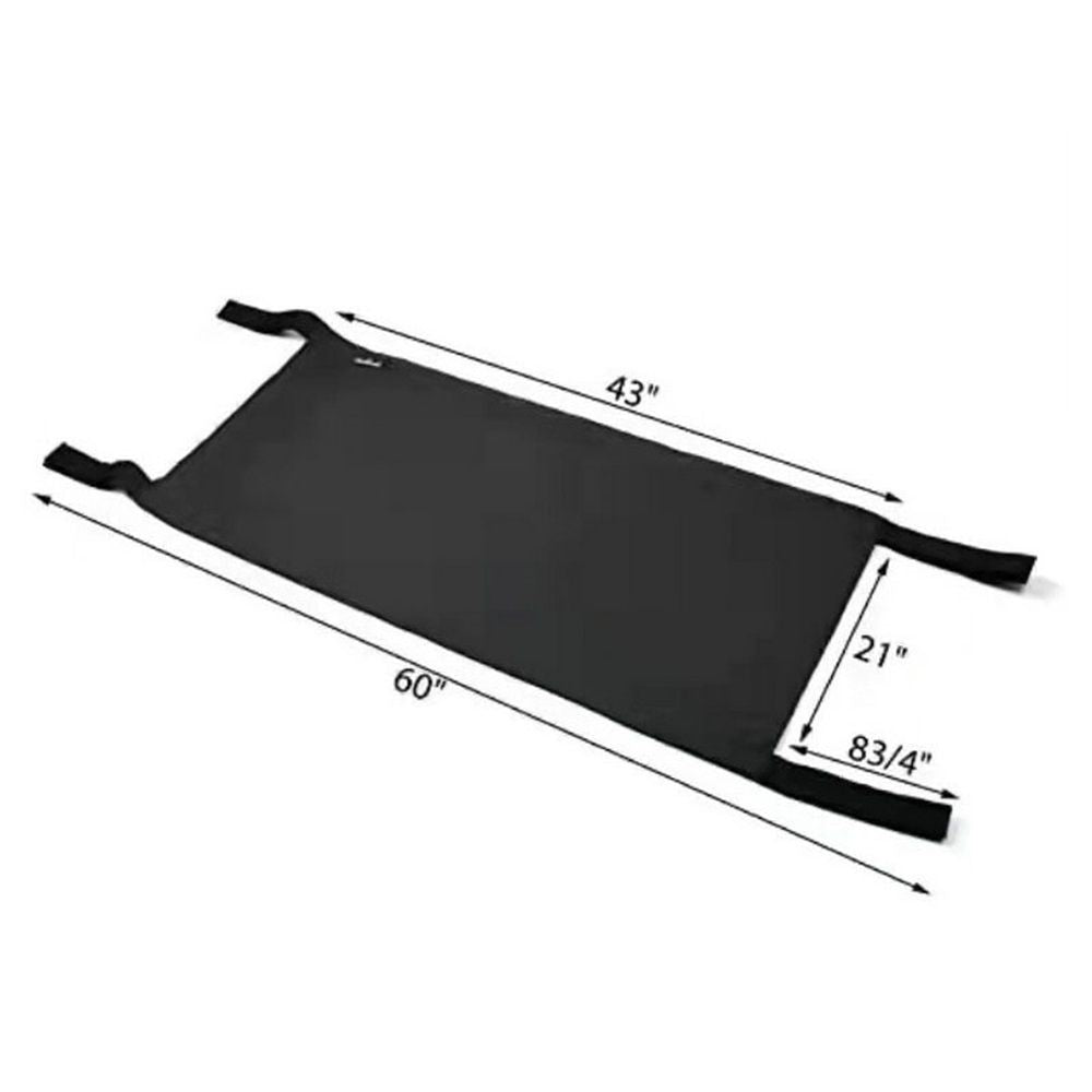 Car Roof Hammock for Wrangler, Cargo Net Roof Top Netting Hammock Waterproof & Comfortable Fabric Black