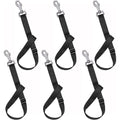Loaged Adjustable Nylon Bucket Strap （8 Pack）- for Hay Nets, Water Buckets, Hanging Strap,Horse Outdoor Feeders,Heavy Duty Horse Water Feed, 30" (Black)