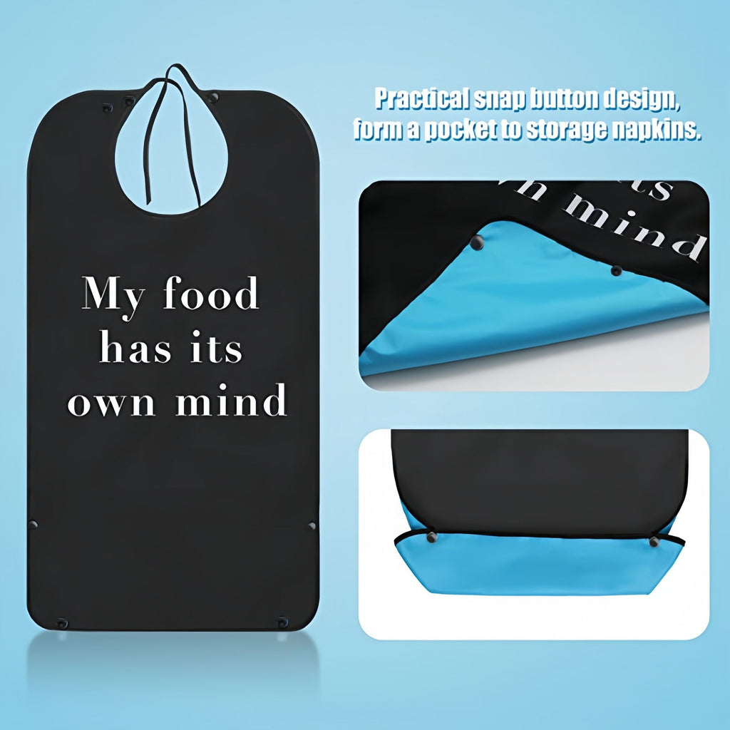 Adult Bibs Adjustable Dining Clothing Protectors For Adults Elderly,for Eating Reusable Washable Elderly