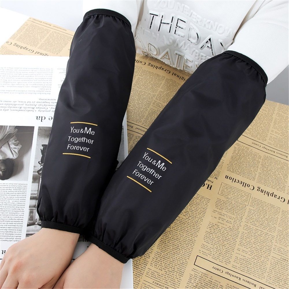 4 pairs Waterproof Arm Sleeves Covers Extended Extra-Large Arm Protector Oilproof Oversleeves Forearm Protector