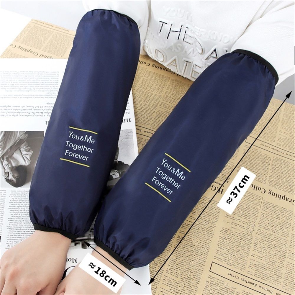 4 pairs Waterproof Arm Sleeves Covers Extended Extra-Large Arm Protector Oilproof Oversleeves Forearm Protector