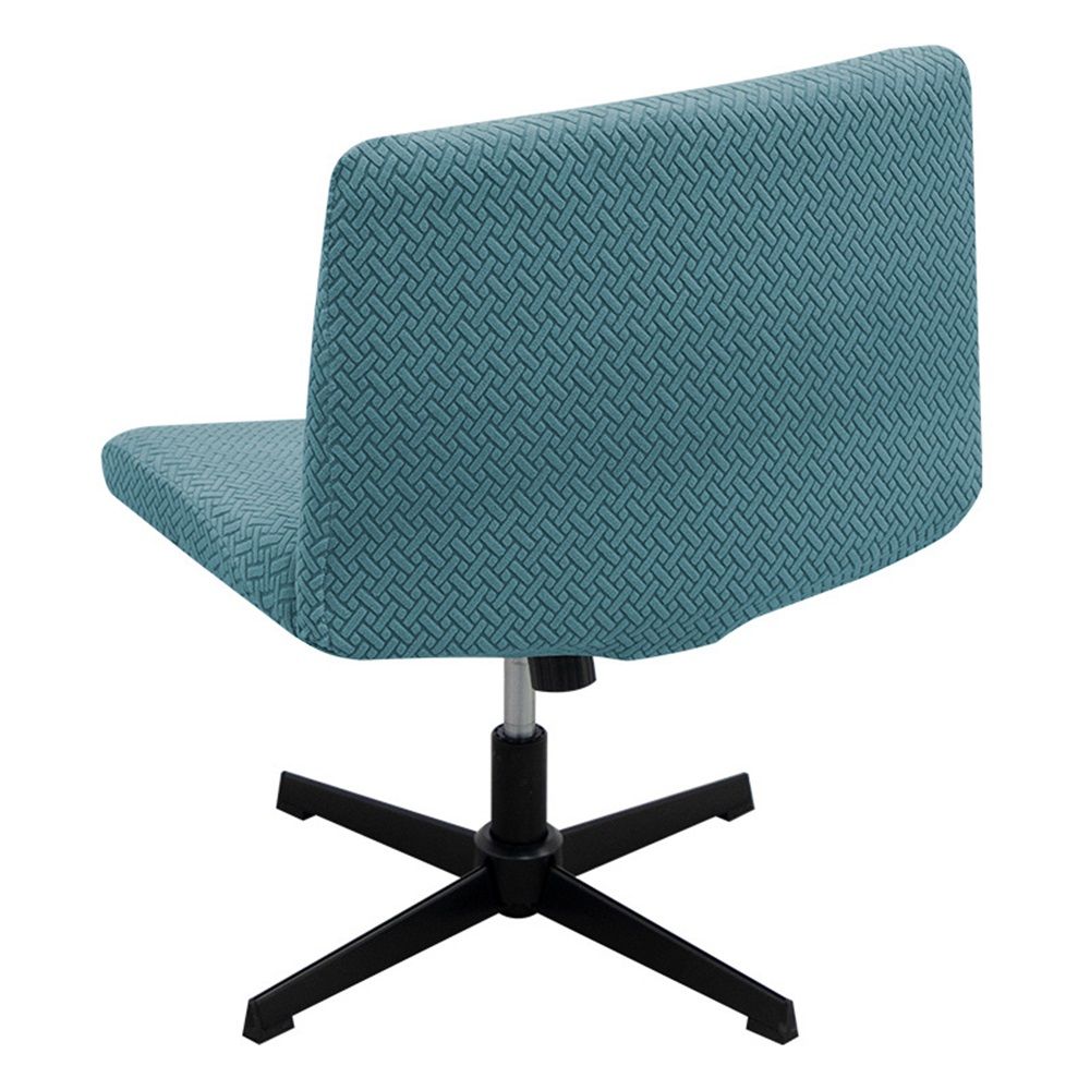 Vanity Chair Cover Cross Chair Cover Waterproof and Elastic Armless Chair Slipcover Armless Chair Covers Office Chair Covers (only The Cover,No Chair)