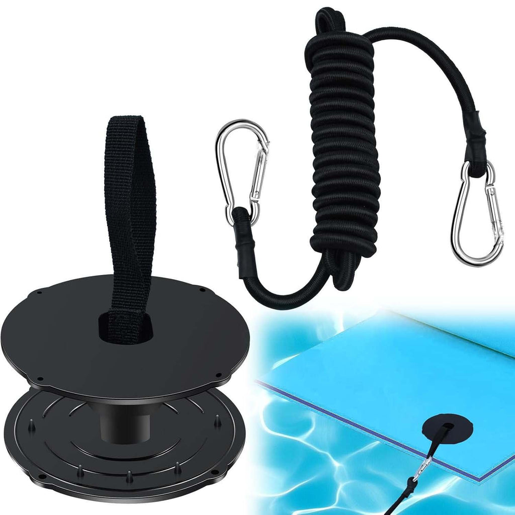 Floating Mat Tether Kit,Floating Water Mat Tether Kits,Portable Floating Mat Grommet Kit,Floating Mats Pad Accessories for All Foam Water Pads