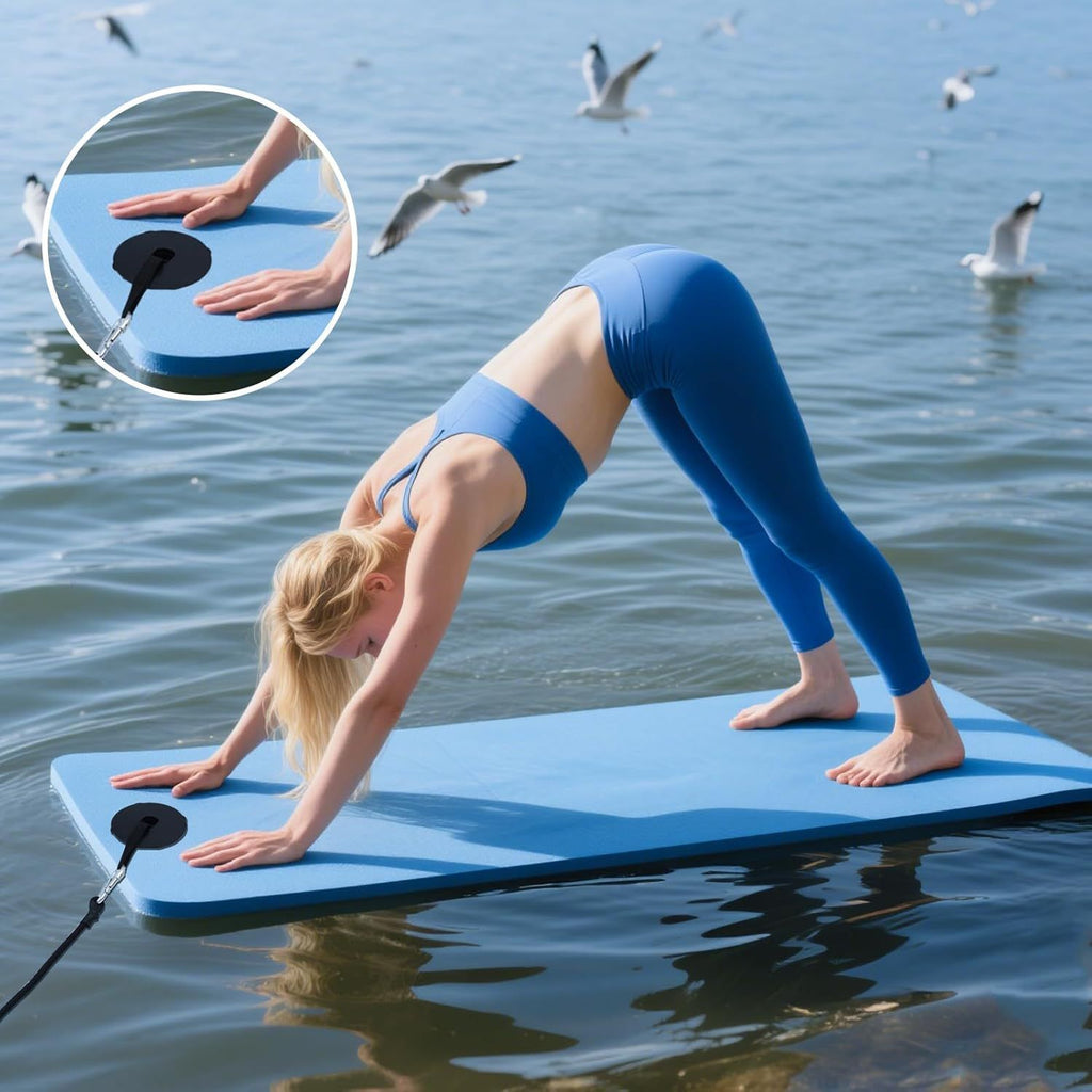 Floating Mat Tether Kit,Floating Water Mat Tether Kits,Portable Floating Mat Grommet Kit,Floating Mats Pad Accessories for All Foam Water Pads